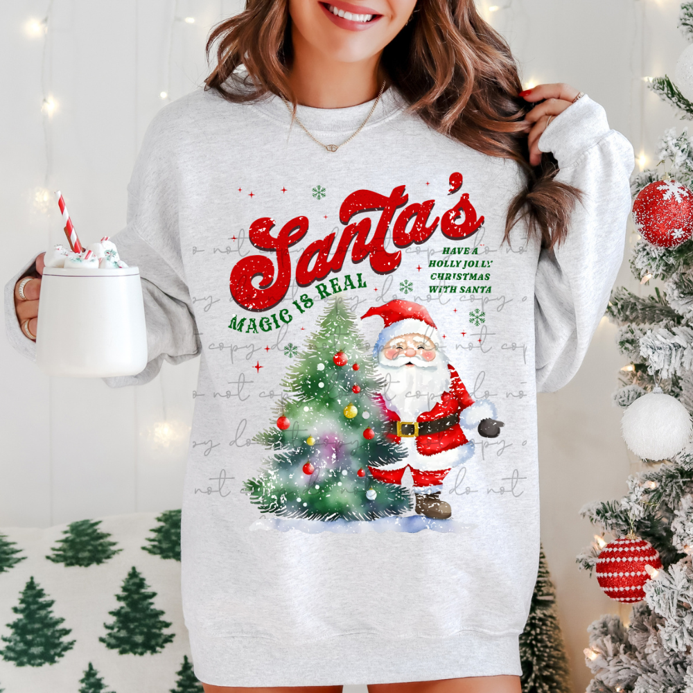 santa's magic is real png