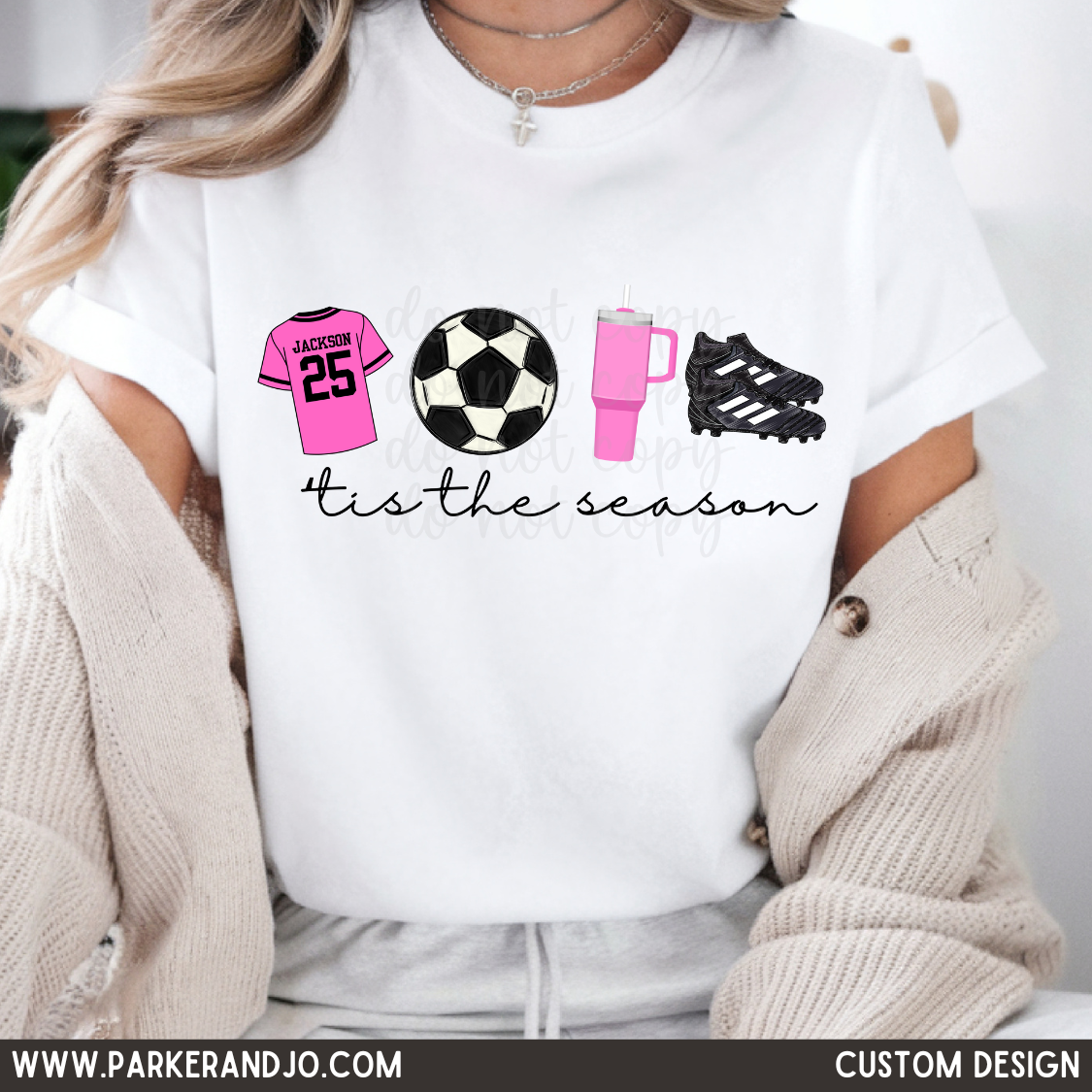 CUSTOM - tis the season soccer png