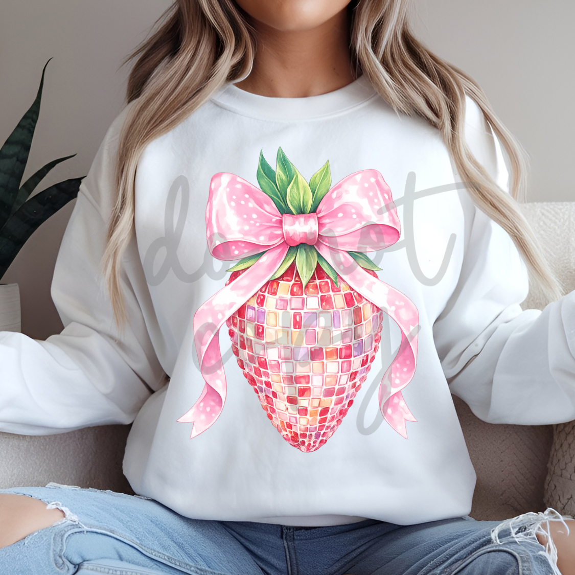 Strawberry bow png
