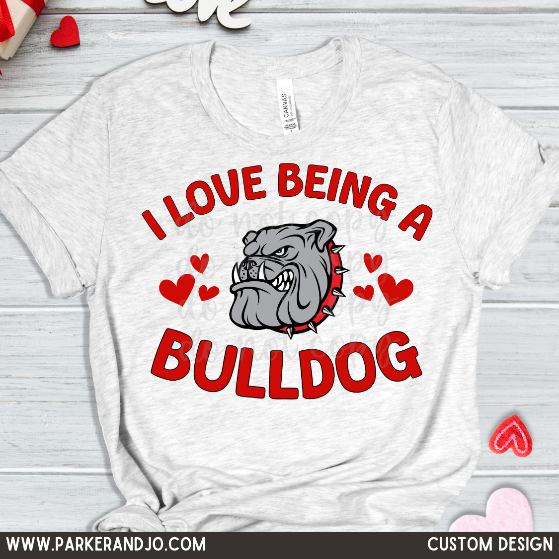 CUSTOM MASCOT Red- Valentine's Day