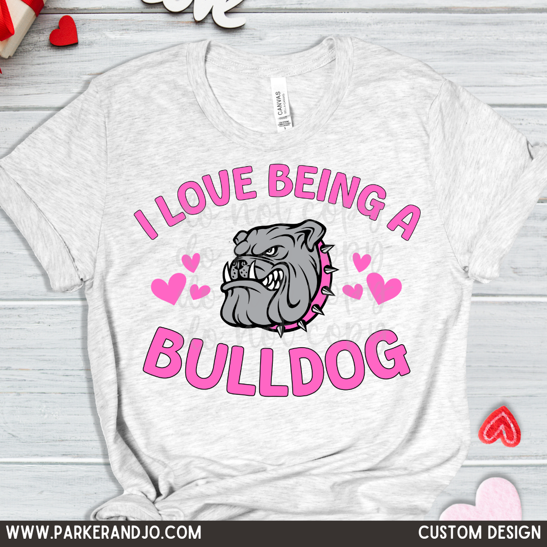CUSTOM MASCOT Pink - Valentine's Day