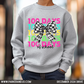 100 Days of School with Checkered Bow PNG