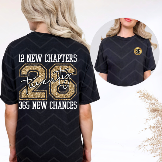 2026 - 12 new chapters 365 new chances includes pocket design set of 2 png
