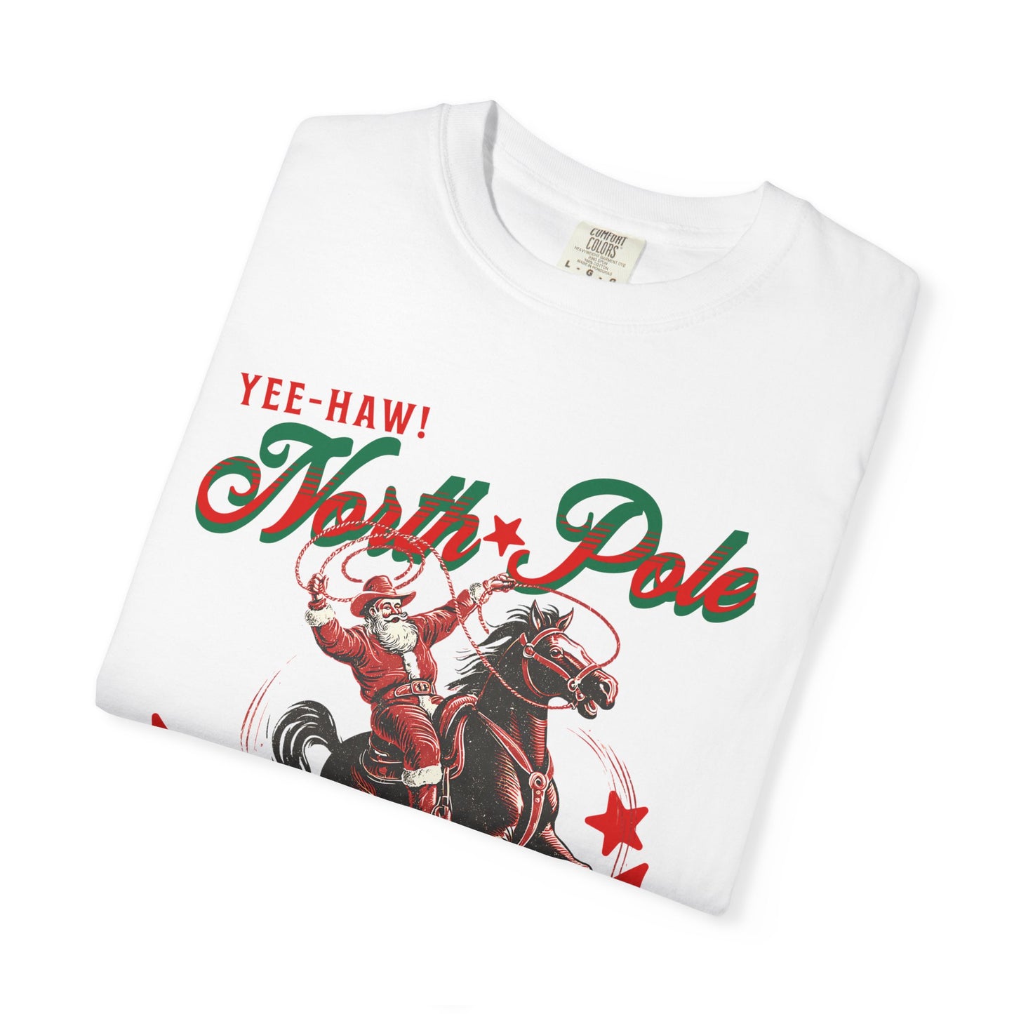 Yee-Haw North Pole Rodeo Graphic Tee