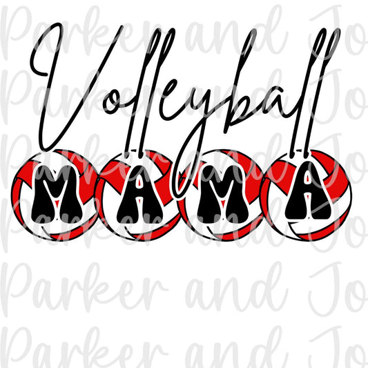 Volleyball Mama PNG File