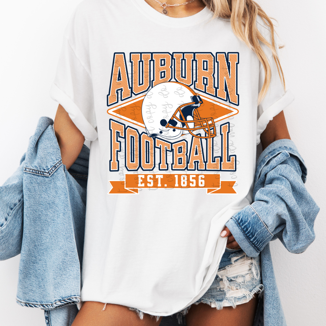 Collegiate Striped Football PNG