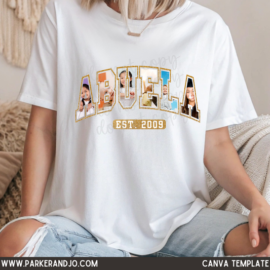 Abuela Custom Photo Canva Template