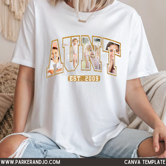 Aunt Custom Photo Canva Template