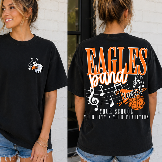 BAND School Spirit Mascot Editable Template | *blank mockup included