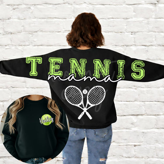 Tennis Mama Long Editable Canva Template
