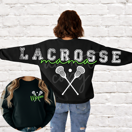 Lacrosse Mama Long Editable Canva Template