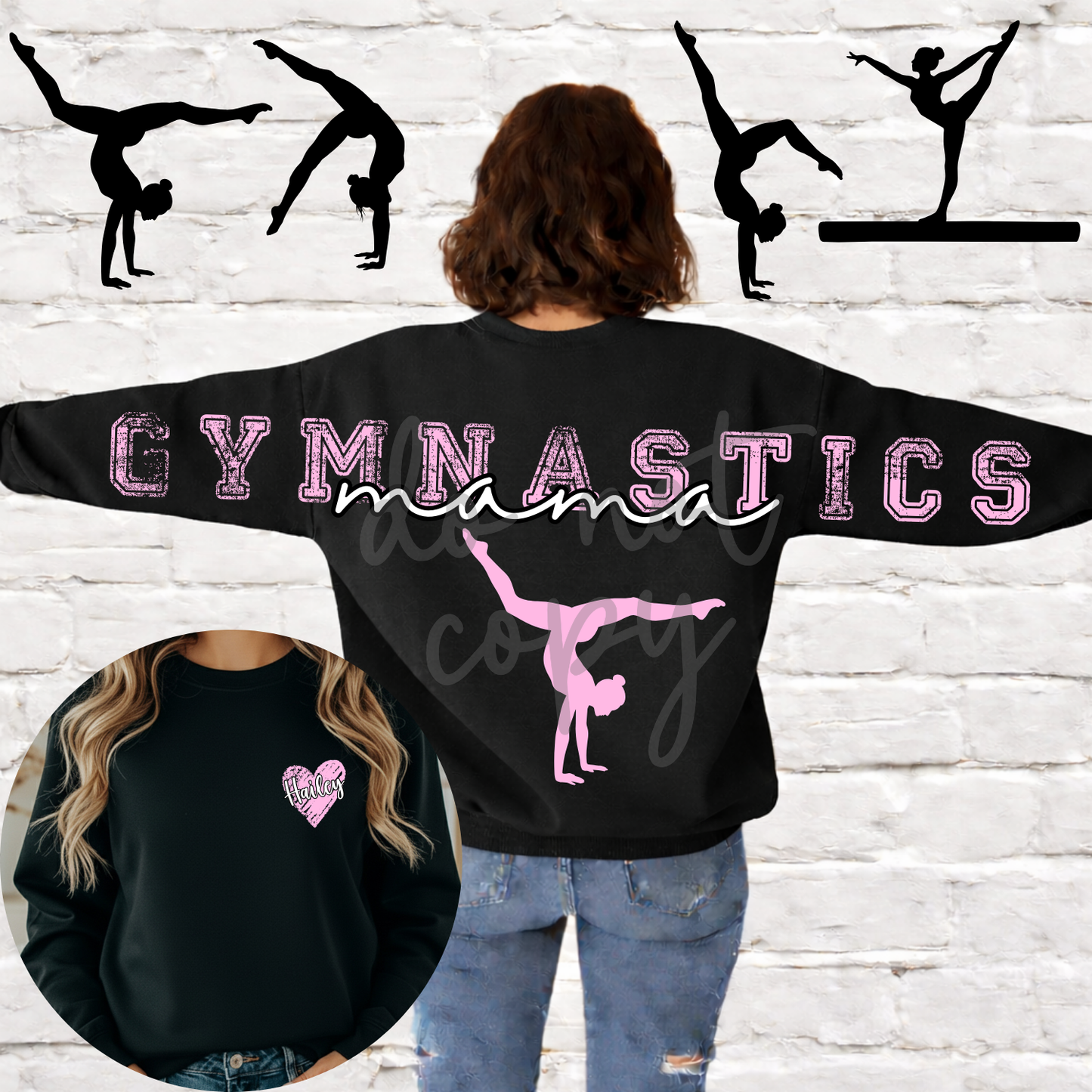 Gymnastics Mama Long Editable Template