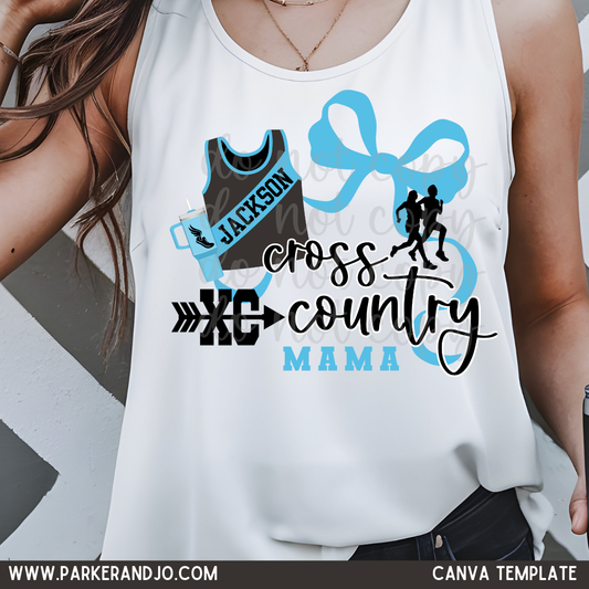 Cross Country Canva Template