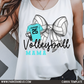 Volleyball Bow Canva Template