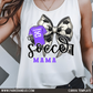 Soccer Bow Canva Template