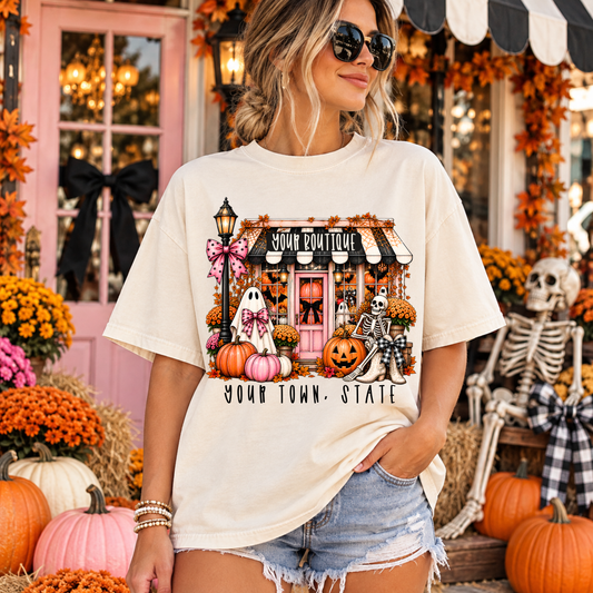 Shop Small Halloween Boutique Editable Template  | *blank mockup included