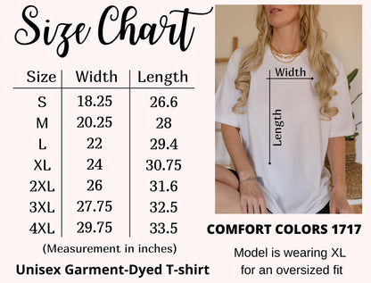 Any Design printed on Comfort Colors T-Shirt (35 colors to choose from)