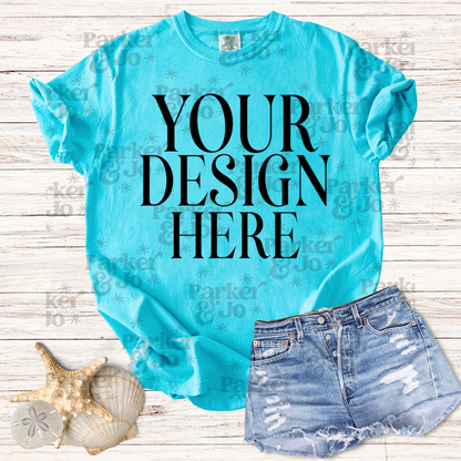 Neon Comfort Colors 1717 - Mockup Bundle of 8