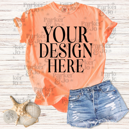 Neon Comfort Colors 1717 - Mockup Bundle of 8