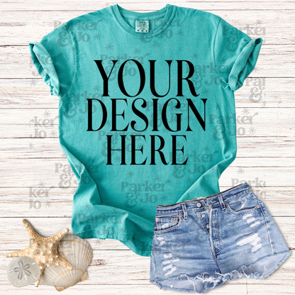 Neon Comfort Colors 1717 - Mockup Bundle of 8