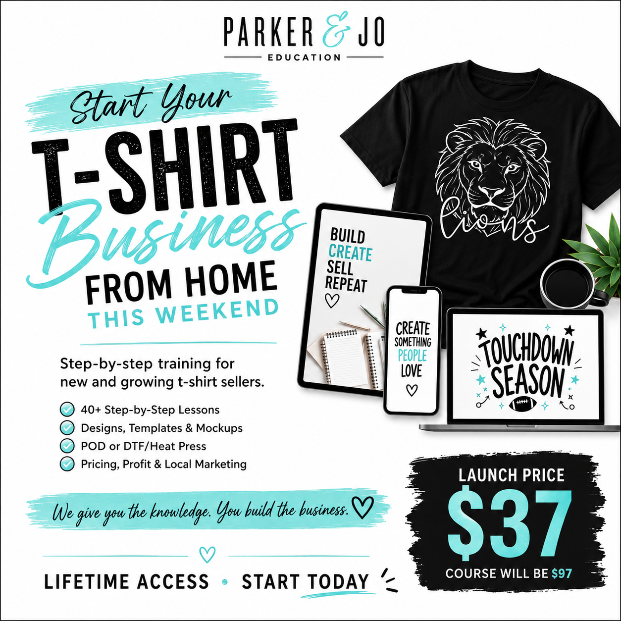 Start Your T-Shirt Business From Home This Weekend COURSE
