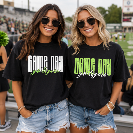 GAME DAY editable mascot template| *blank mockup included