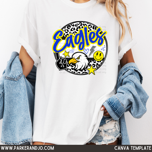 Circle Mascot Canva Template