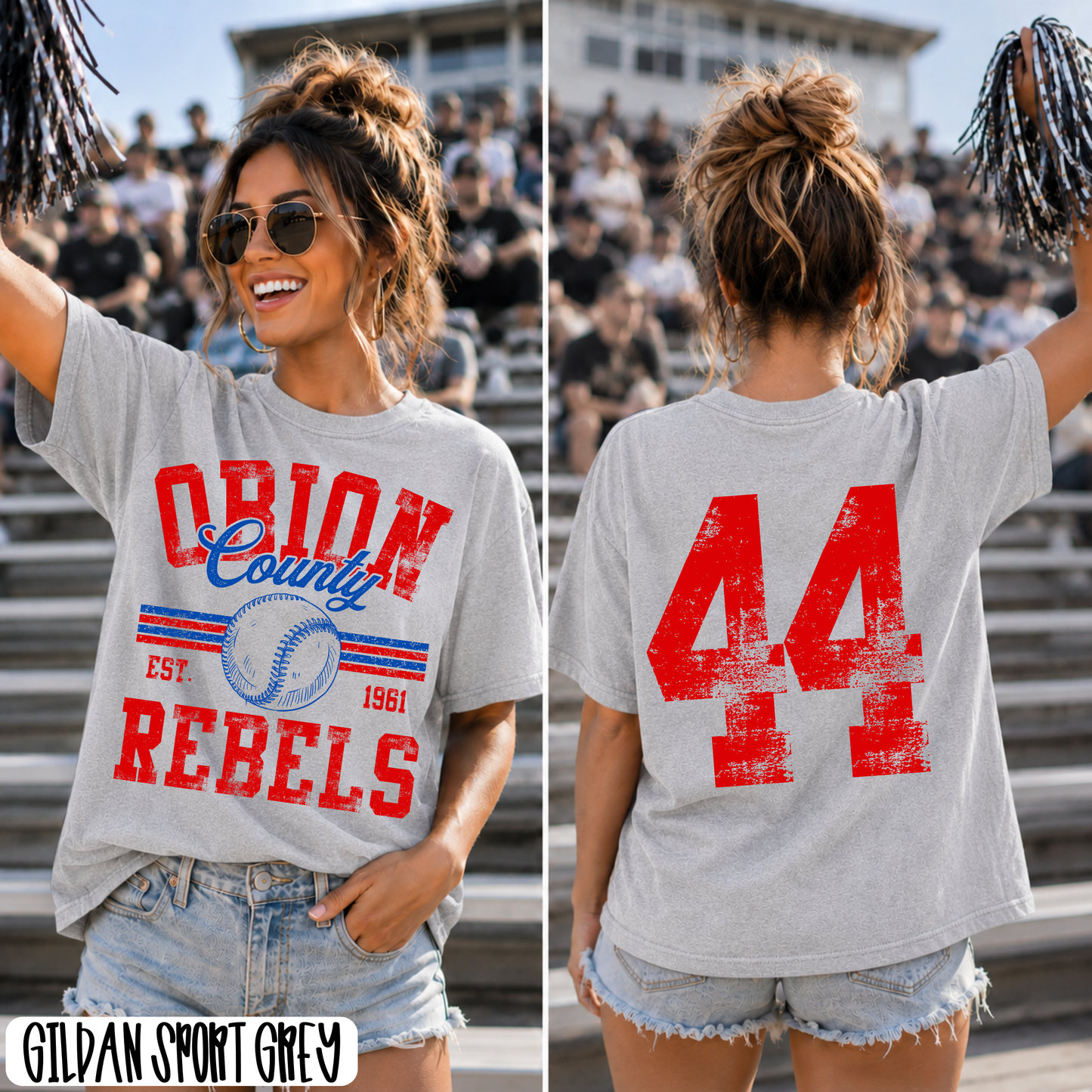 DISTRESSED BASEBALL SOFTBALL EDITABLE TEMPLATE | *Blank Mockup Included