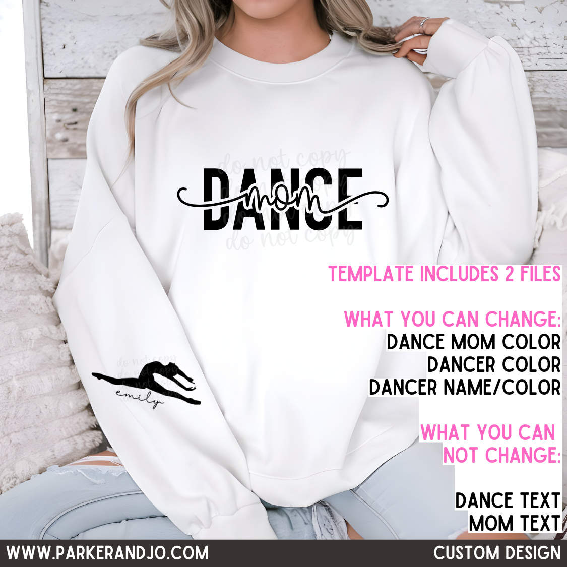 Dance Mom Canva Template