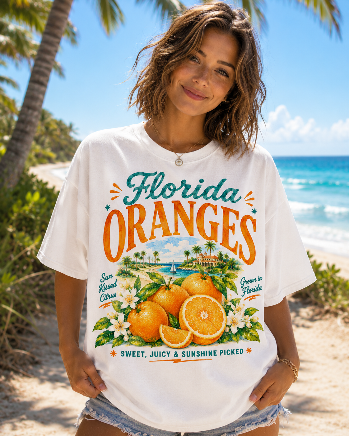 FLORIDA ORANGES WATERCOLOR PNG