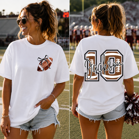 Football numbers editable template flash sale | *blank mockup included
