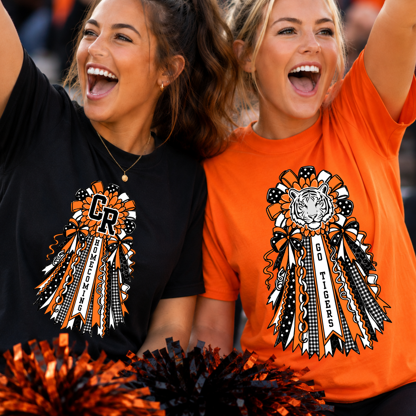 HOMECOMING MUM EDITABLE TEMPLATE | *Blank Mockup Included