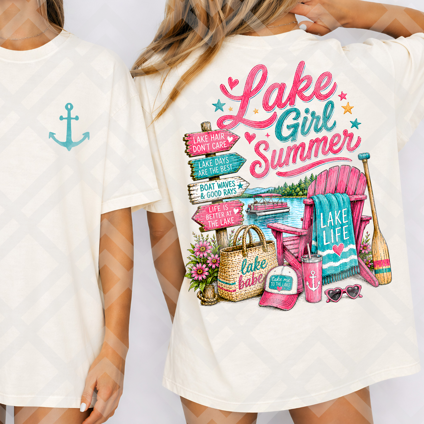 Lake Girl Summer 2 pngs