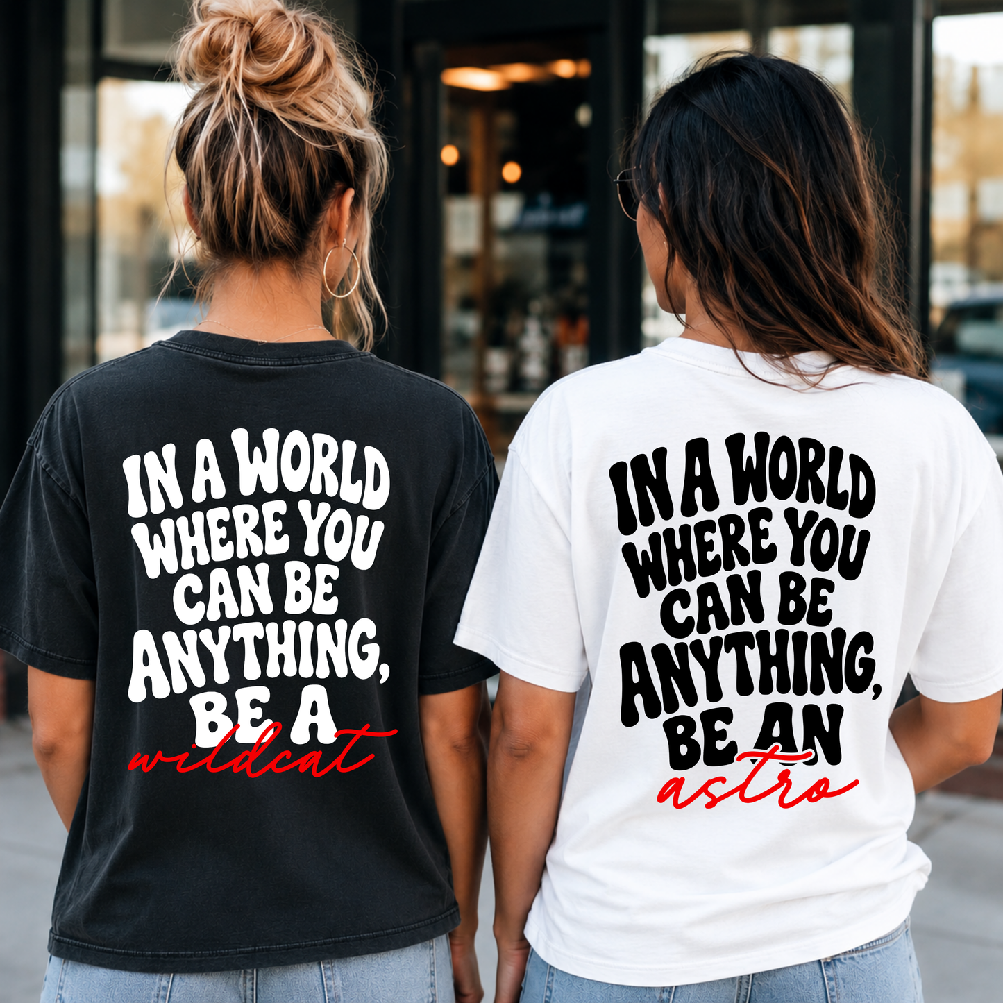 In a world where you can be anything, be a mascot editable template | *blank mockup included