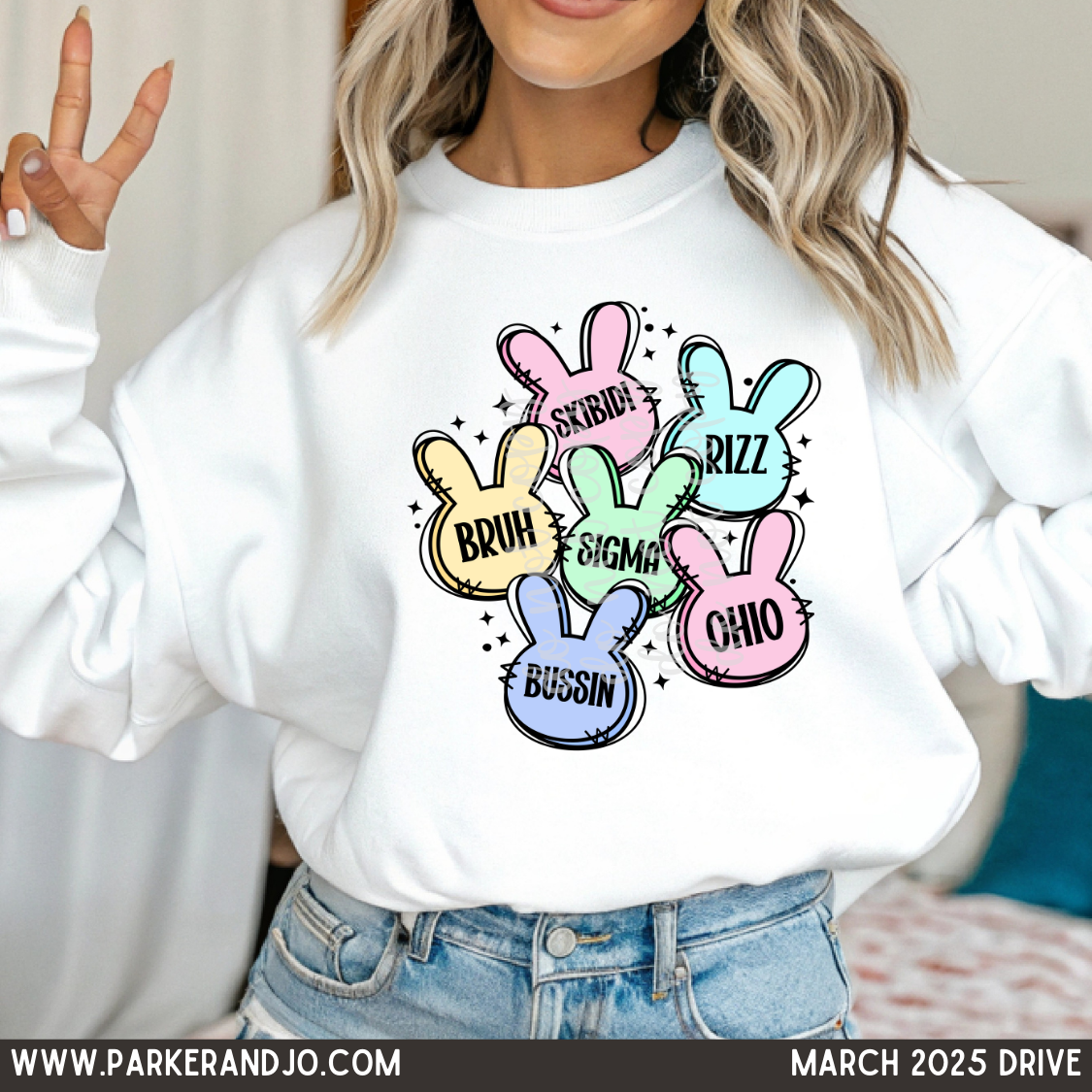 Skibidi Rizz Ohio Bussin Easter png – Parker & Jo