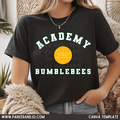 Varsity Mascot Generic Canva Template