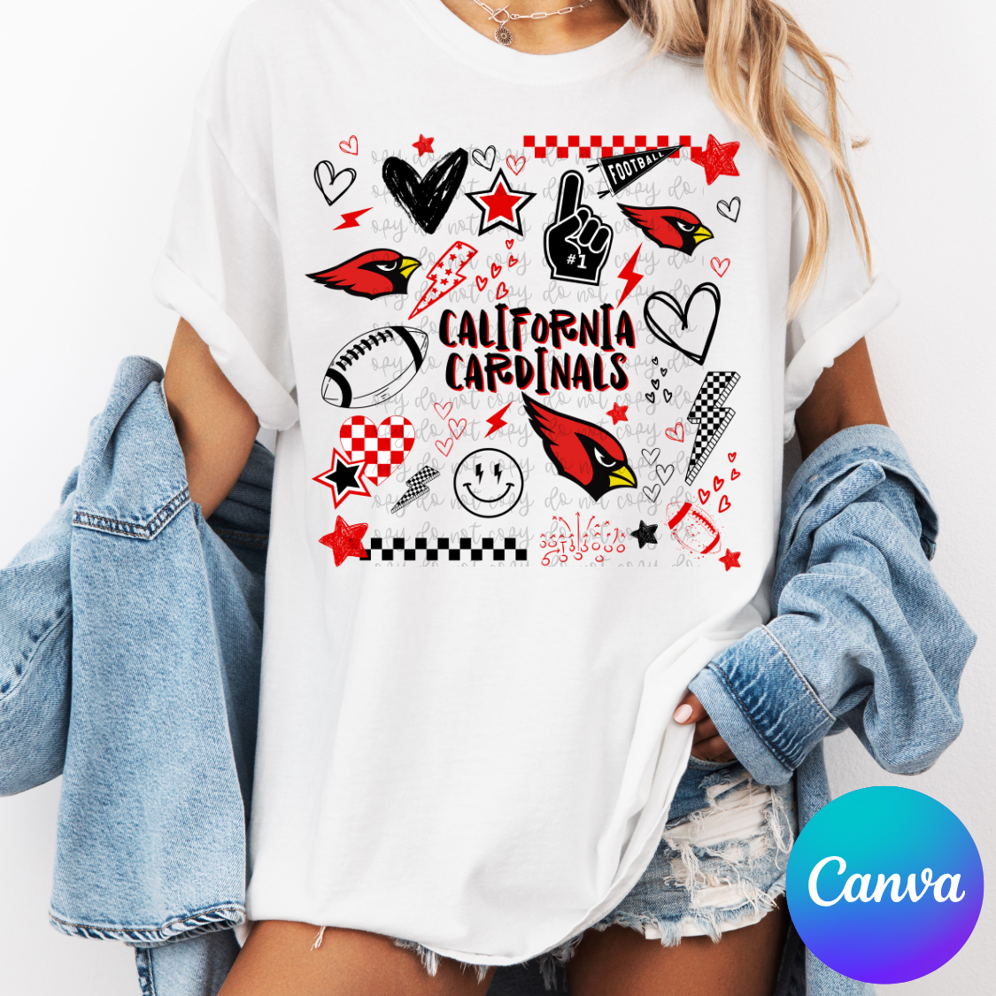 Preppy Collage Canva Template