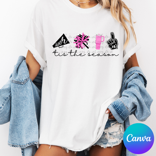 Cheer Tis The Season Canva Template