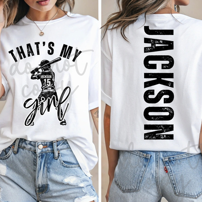baseball softball thats my boy thats my girl editable template