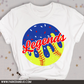 CUSTOM - ice cream drip softball png