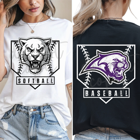 BASEBALL SOFTBALL DIAMOND EDITABLE CANVA TEMPLATE