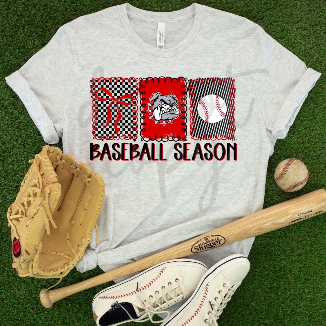 BASEBALL SEASON SOFTBALL SEASON DOODLE FRAME EDITABLE TEMPLATE