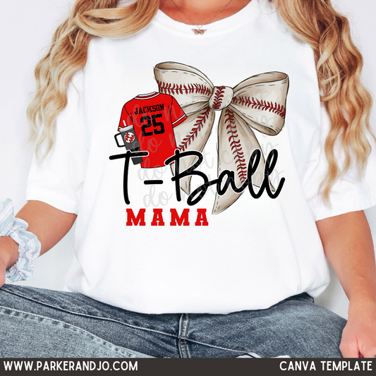 TBall Baseball Canva Template