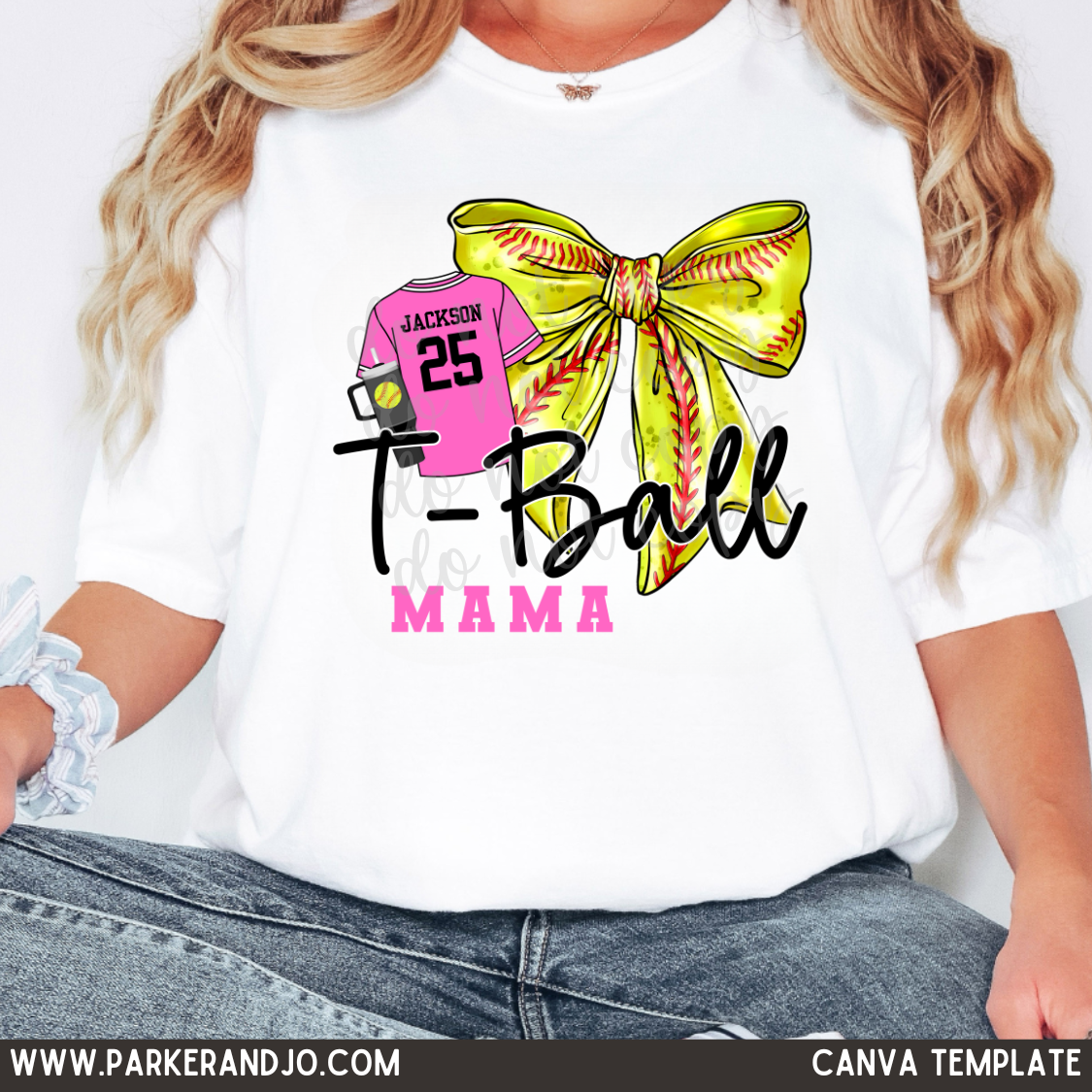 TBall Softball Canva Template