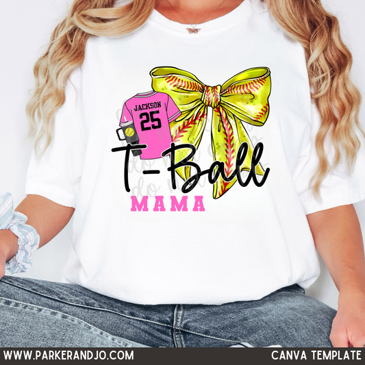 TBall Softball Canva Template