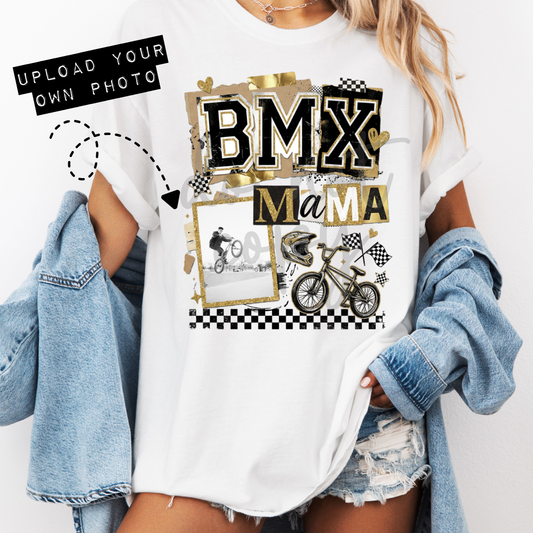BMX Mama Photo Frame Editable Canva Template