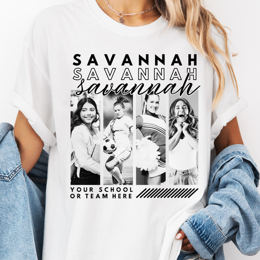 4 PHOTO CUSTOM NAME EDITABLE PHOTO CANVA TEMPLATE