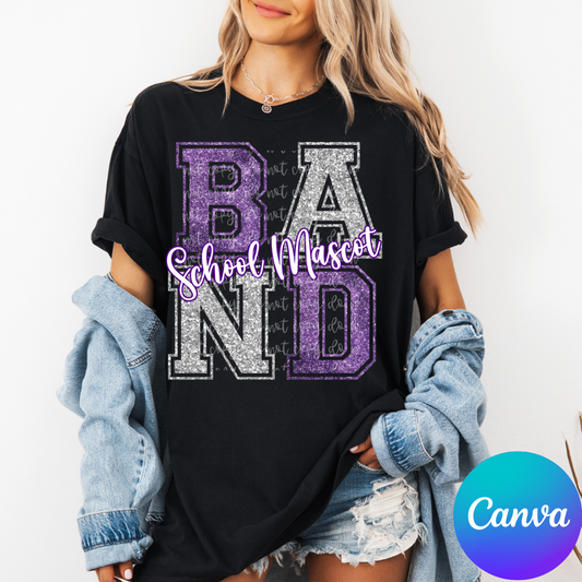 BAND Canva Frame Template