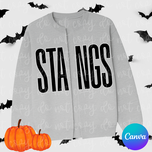 Tall Skinny for Split Sweatshirt Canva Template
