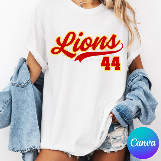 Retro Vintage Sports Canva Template